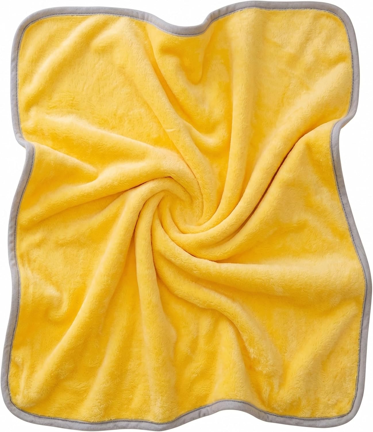 Yellow Dog Blanket, Calming Yellow Dog Blanket - Double-Layer Warm, Soft Pet Mat for Dogs & Cats, Macaron, 27.56x19.69 Inch