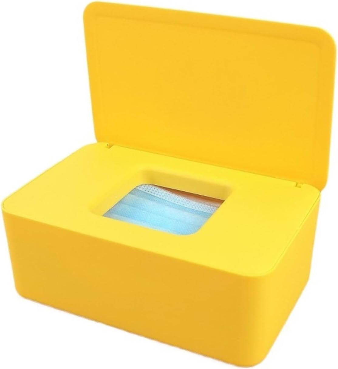 Plastic Tissue Box Wet Tissue Holder Cover Wipes Paper Tissue Paper Storage Box Paper Towel Dispenser 46(Yellow)