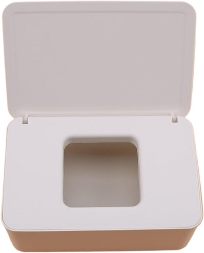 Plastic Tissue Box Wet Tissue Holder Cover Wipes Paper Tissue Paper Storage Box Paper Towel Dispenser 46(Yellow)