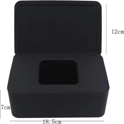 Plastic Tissue Box Wet Tissue Holder Cover Wipes Paper Tissue Paper Storage Box Paper Towel Dispenser 46(Yellow)