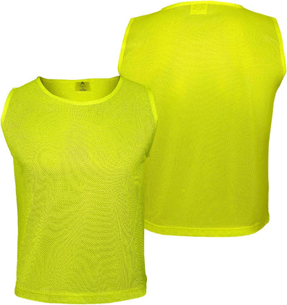 Youth Scrimmage Vests & Soccer Pennies – Breathable Mesh Soccer Pinnies, Pennies for Sports Youth