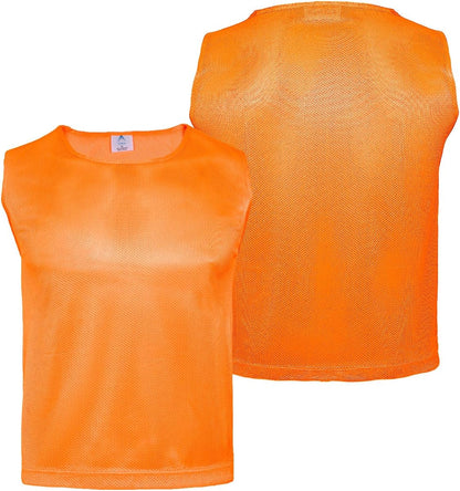 Youth Scrimmage Vests & Soccer Pennies – Breathable Mesh Soccer Pinnies, Pennies for Sports Youth