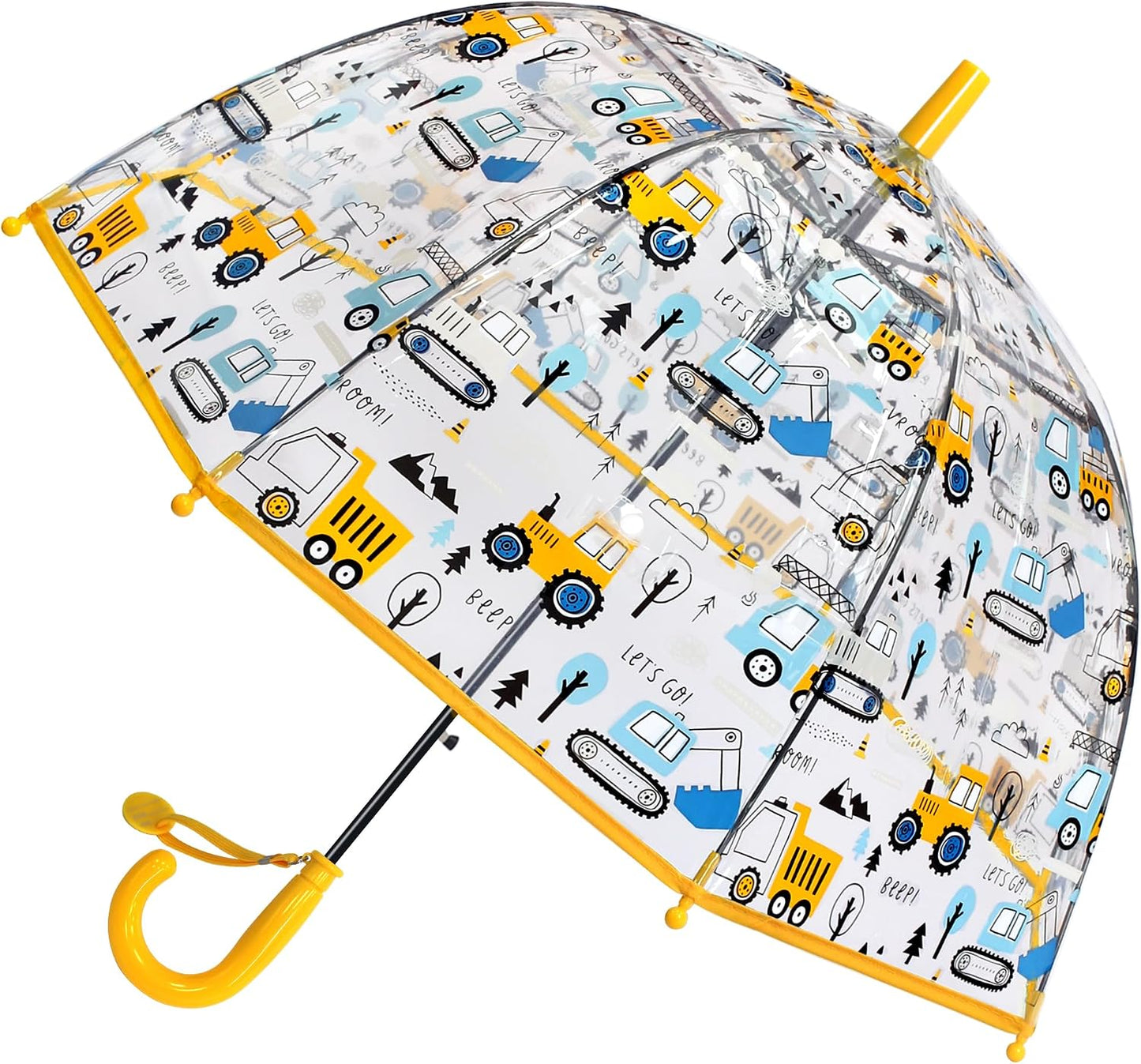 Kids Clear Umbrellas for Rain Dome Bubble Umbrella Windproof for Kids Boys and Girls