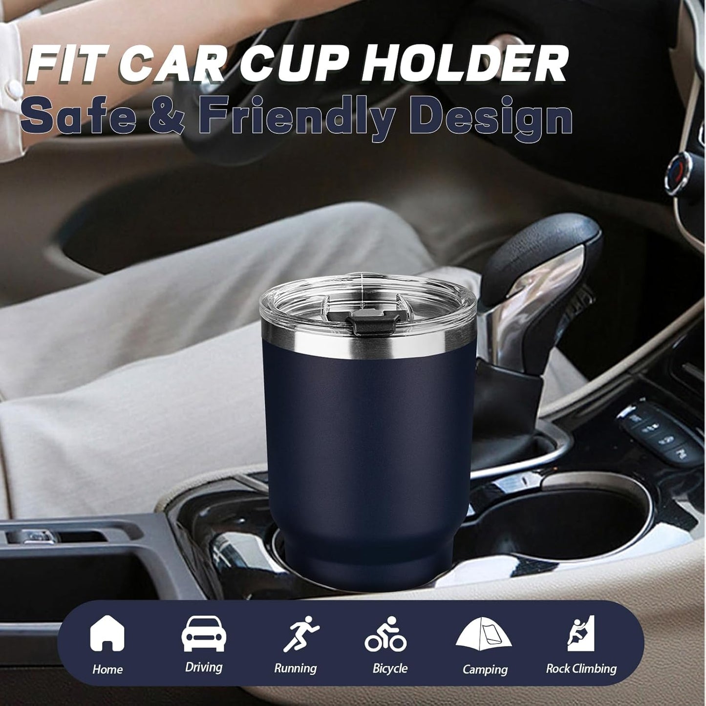 20 oz Tumbler with Lids and Straws, Stainless Steel Insulated Coffee Tumbler, Double Wall Vacuum Insulated Travel Mug Cup, Leakproof Thermal Coffee Cup for Hot and Cold Drinks (Yellow)
