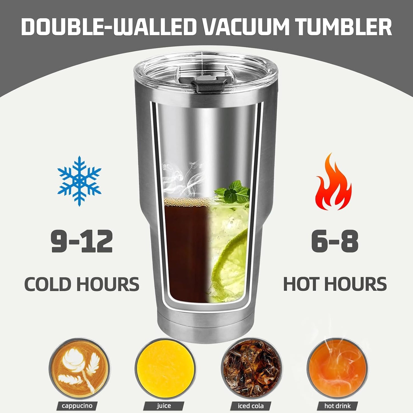 20 oz Tumbler with Lids and Straws, Stainless Steel Insulated Coffee Tumbler, Double Wall Vacuum Insulated Travel Mug Cup, Leakproof Thermal Coffee Cup for Hot and Cold Drinks (Yellow)