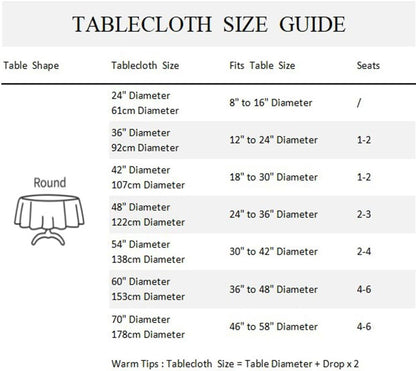 Summer Lemon Round Tablecloth 70 Inch Fresh Lemon Floral Green Leaves Farmhouse Table Cover Waterproof Stain Resistant Table Cloth for Dining Room Kitchen Patio Indoor Outdoor Party Decor