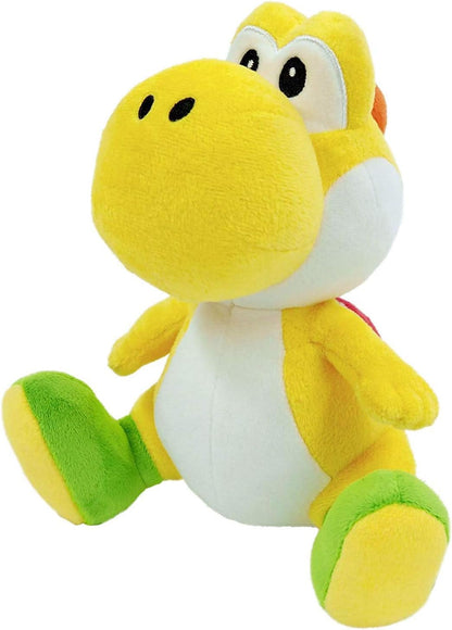 1220 Super Mario All Star Collection Yellow Yoshi Plush, 7"