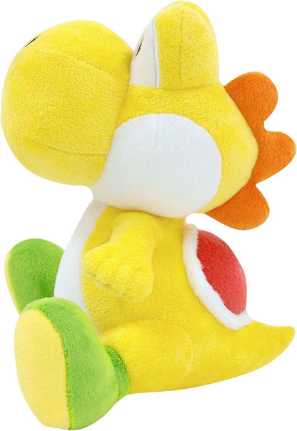 1220 Super Mario All Star Collection Yellow Yoshi Plush, 7"