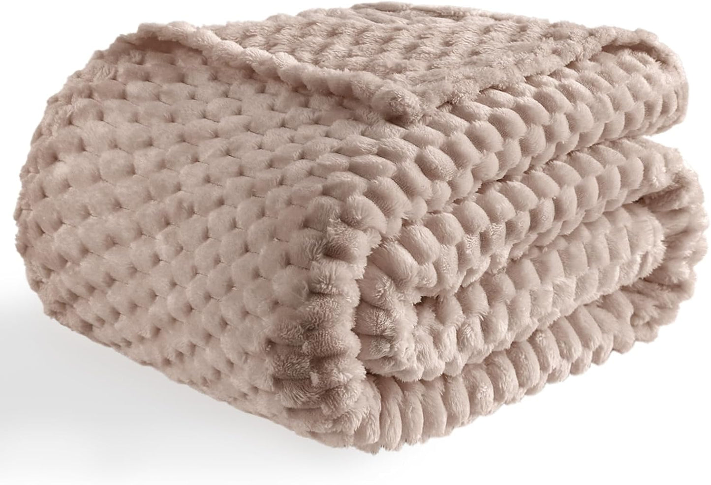 Light Yellow Flannel Throw Blanket (50X40 inches), 300 GSM Fleece Cozy Warm Soft Lightweight Bed Sofa Blanket for Babys and Pets, Suitable for All Seasons