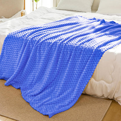 Light Yellow Flannel Throw Blanket (50X40 inches), 300 GSM Fleece Cozy Warm Soft Lightweight Bed Sofa Blanket for Babys and Pets, Suitable for All Seasons