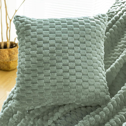 Light Yellow Flannel Throw Blanket (50X40 inches), 300 GSM Fleece Cozy Warm Soft Lightweight Bed Sofa Blanket for Babys and Pets, Suitable for All Seasons