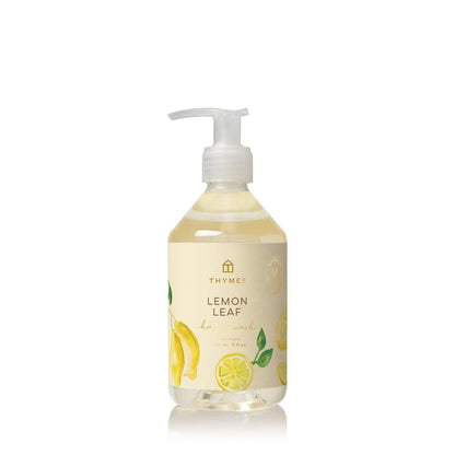 Hand Wash - Moisturizing Hand Soap Dispenser with Pump - Skin Care - Hydrating Liquid Soap Scented with Notes of Dewy Leaves, Lily of the Valley, Lemon Verbena, & Bergamot (Lemon Leaf, 9 fl oz)