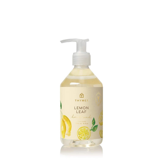 Hand Wash - Moisturizing Hand Soap Dispenser with Pump - Skin Care - Hydrating Liquid Soap Scented with Notes of Dewy Leaves, Lily of the Valley, Lemon Verbena, & Bergamot (Lemon Leaf, 9 fl oz)