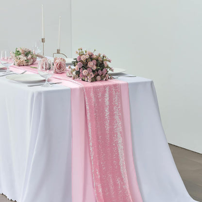 5 Pack 10Ft Light Yellow Chiffon Table Runner Sheer 29x120 Inch for Romantic Wedding Decor Bridal & Baby Shower Birthday Rustic Party Decoration