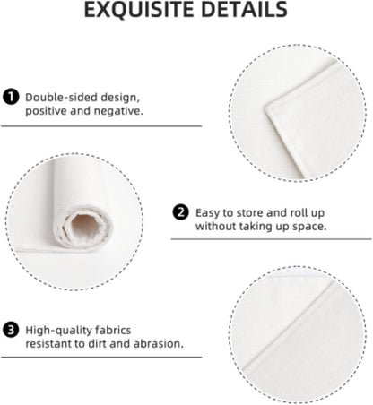 Lemon Placemats Set of 6 18x12 Inch Summer Fruit Yellow Linen Place Mats Heat-Resistant Washable Wipeable Flowers Table Mat for Party Kitchen Dining Room Dinner Table Decor