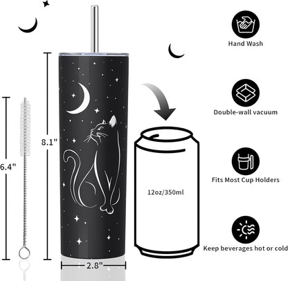 Lemon Gifts for Women, Lemon Tumbler 20oz Stainless Steel Insulated Cup Travel Mug Tumbler, Christmas Birthday Gifts for Women