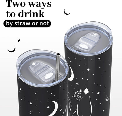 Lemon Gifts for Women, Lemon Tumbler 20oz Stainless Steel Insulated Cup Travel Mug Tumbler, Christmas Birthday Gifts for Women