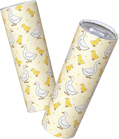 Lemon Gifts for Women, Lemon Tumbler 20oz Stainless Steel Insulated Cup Travel Mug Tumbler, Christmas Birthday Gifts for Women