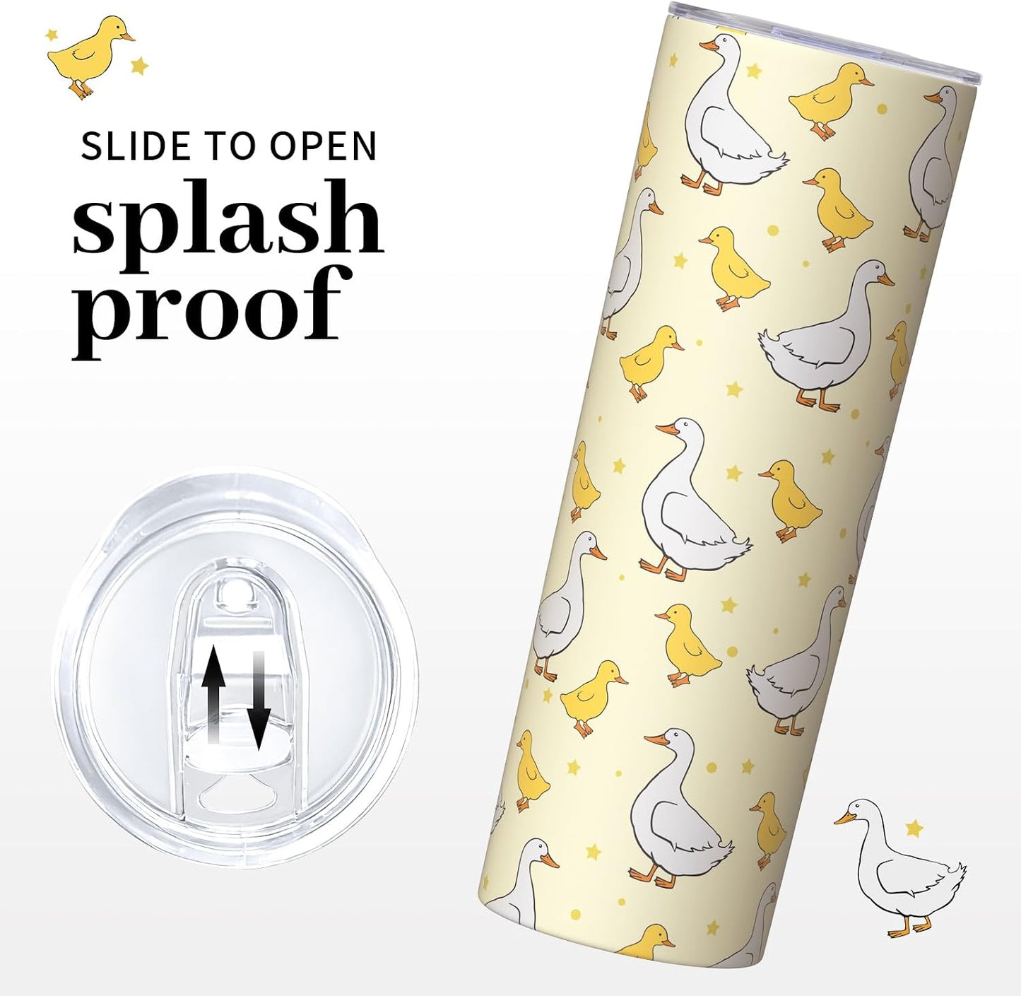 Lemon Gifts for Women, Lemon Tumbler 20oz Stainless Steel Insulated Cup Travel Mug Tumbler, Christmas Birthday Gifts for Women