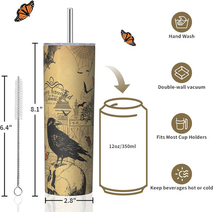Lemon Gifts for Women, Lemon Tumbler 20oz Stainless Steel Insulated Cup Travel Mug Tumbler, Christmas Birthday Gifts for Women