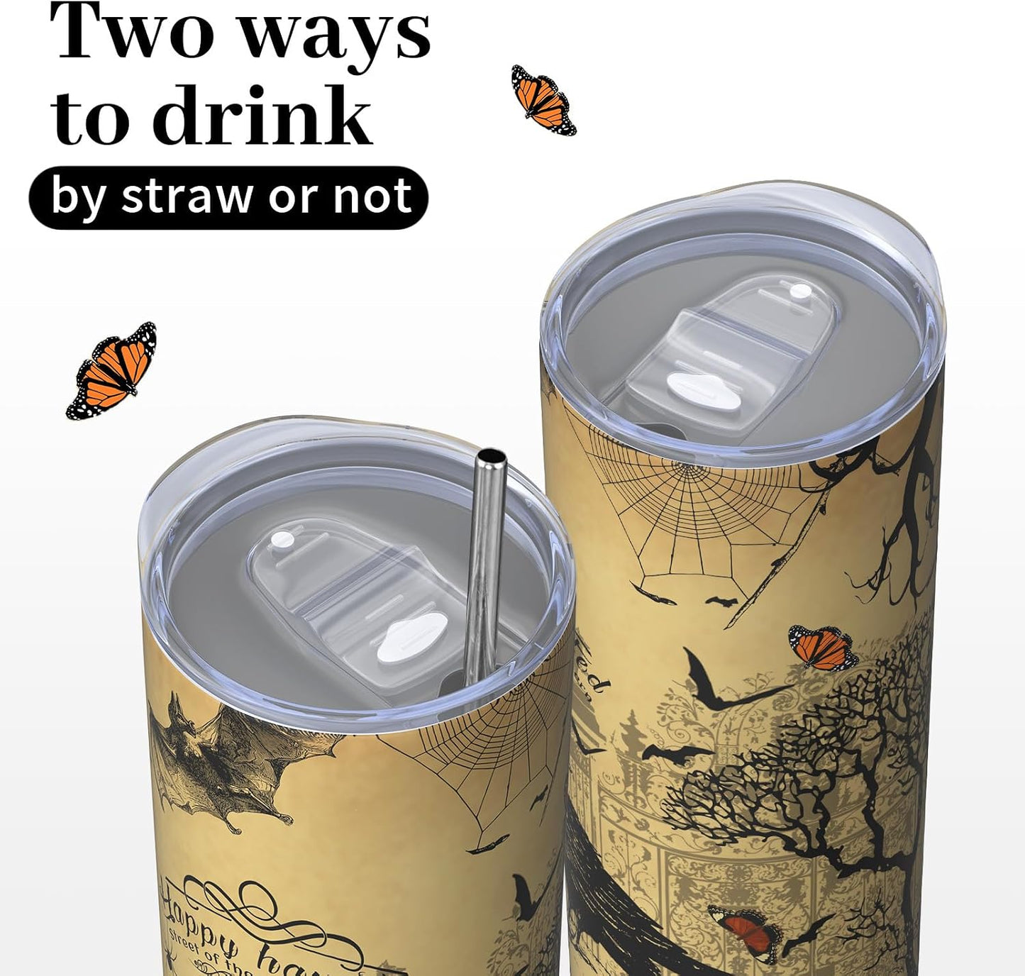 Lemon Gifts for Women, Lemon Tumbler 20oz Stainless Steel Insulated Cup Travel Mug Tumbler, Christmas Birthday Gifts for Women