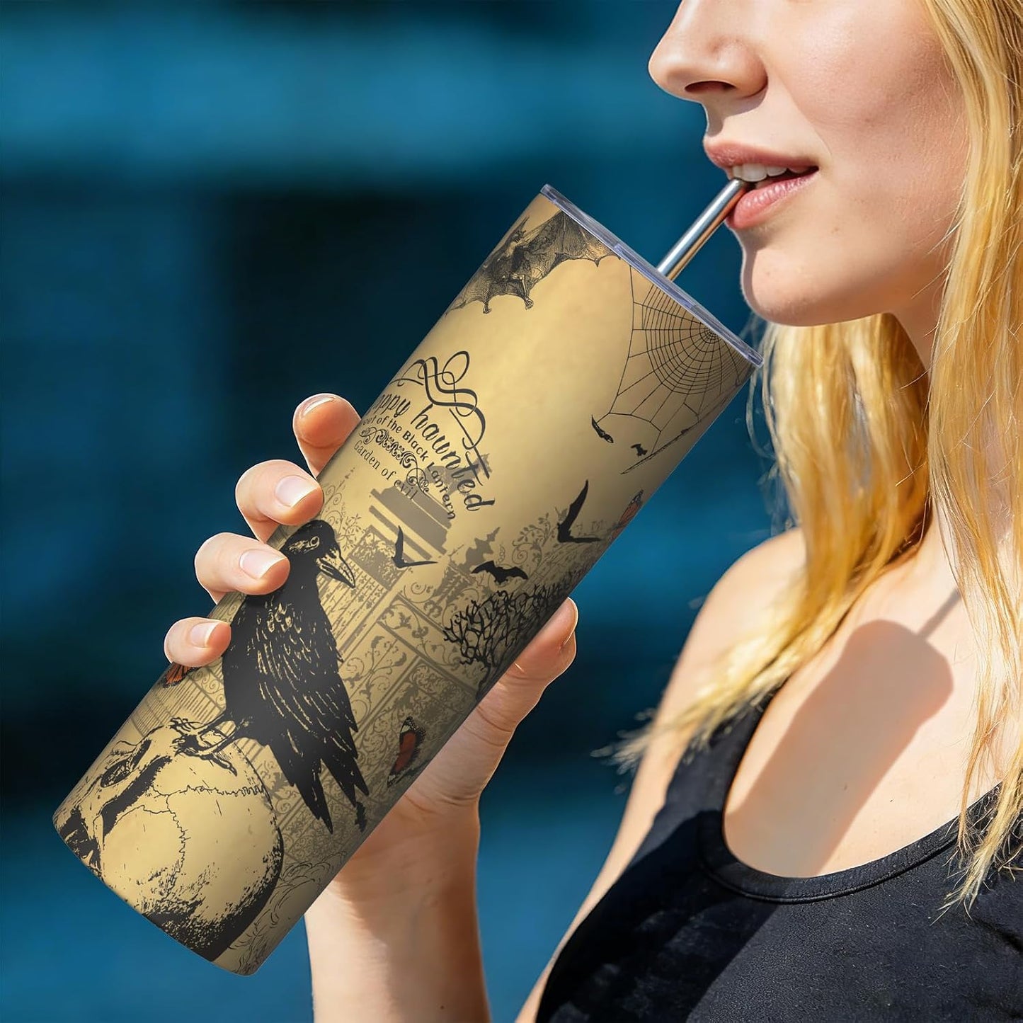 Lemon Gifts for Women, Lemon Tumbler 20oz Stainless Steel Insulated Cup Travel Mug Tumbler, Christmas Birthday Gifts for Women
