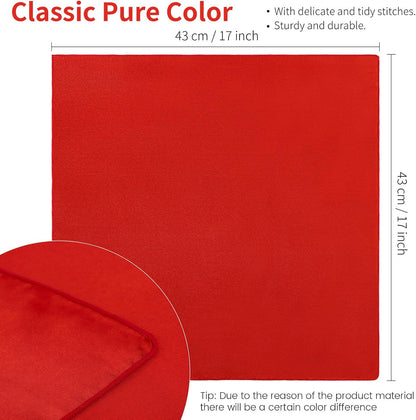 16 Pack Square Satin Napkin Bright Silk Table Napkin Soft Smooth Fabric Table Napkin for Wedding Banquet Party Decoration, Yellow, 20 x 20 Inch