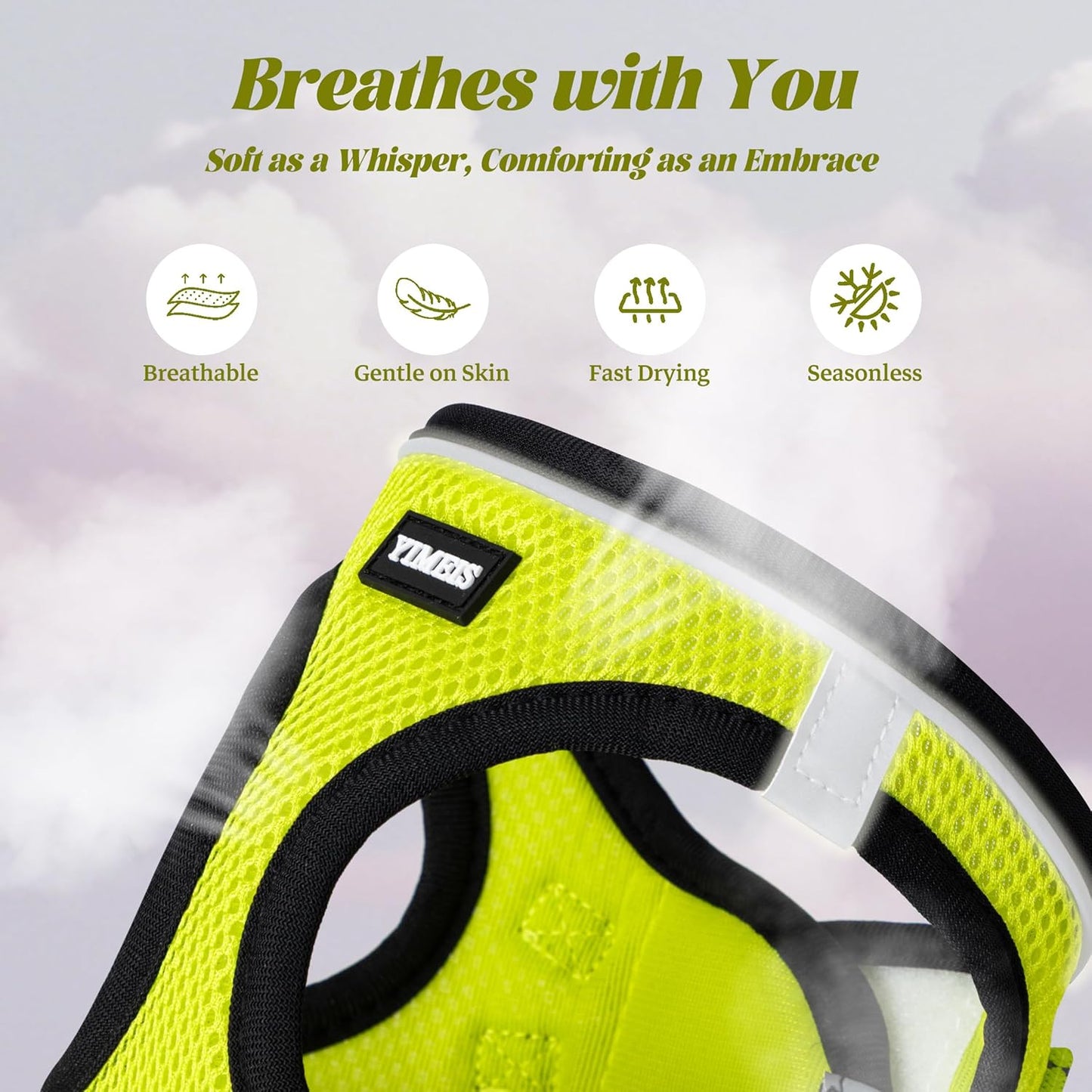 No Pull Dog Puppy Harness and Leash Set Reflective Mesh Vest X-Small