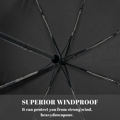 Portable Umbrella Windproof Sun Umbrella UV Protection Folding Umbrellas for Rain, Cute Travel Umbrellas Compact Parasol Automatic Open/Close, Lightweight & Packable