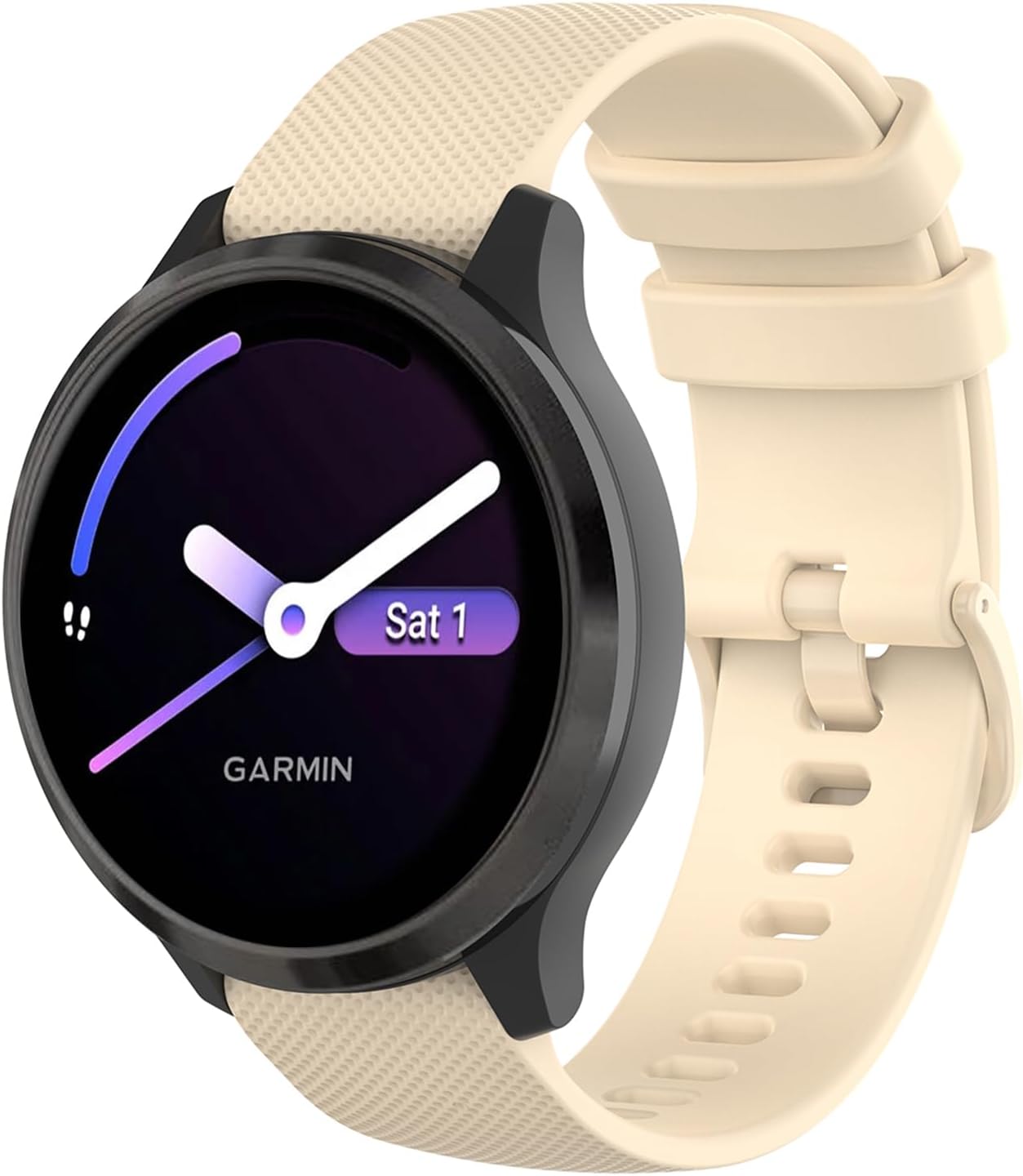 Watch Band Compatible with Garmin Venu 4 45mm (22mm) / Venu 4 41mm (18mm) | Venu 3/2/Forerunner 265 (22mm), Quick Replacement Wristband Strap for Venu 3S/2S (18mm) Silicone Replacement for Women Men