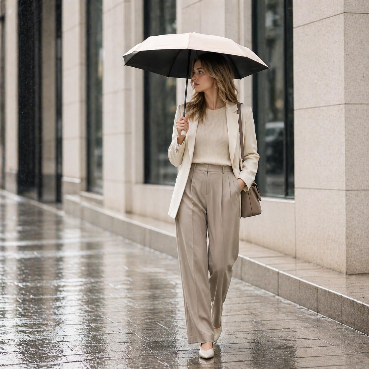 Mini Travel Umbrella, UPF 50+ UV Sun Protection | Compact 6-rib sun parasol for purses and travel; lightweight shade for walking, commuting, and light rain.