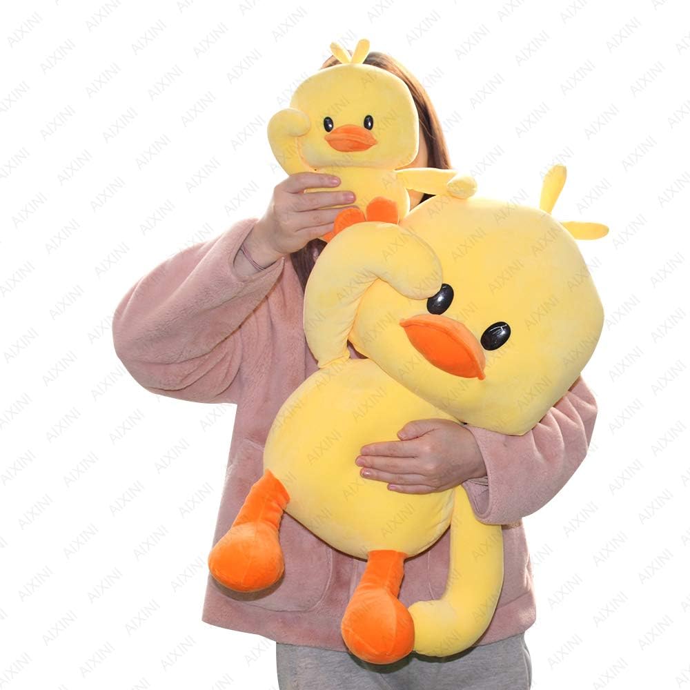 11.8inch Plush Duck Stuffed Animal Soft Toys Yellow Duckling Duckie Stuff, Funny Cuddly Gifts