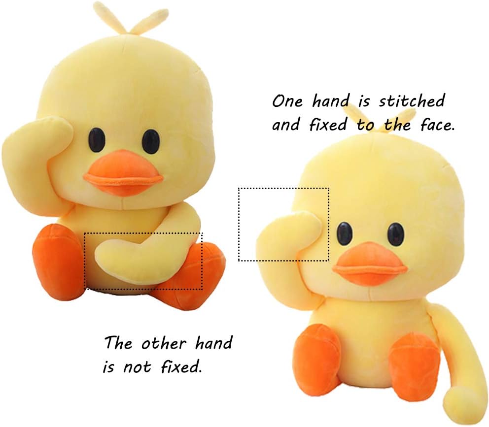 11.8inch Plush Duck Stuffed Animal Soft Toys Yellow Duckling Duckie Stuff, Funny Cuddly Gifts