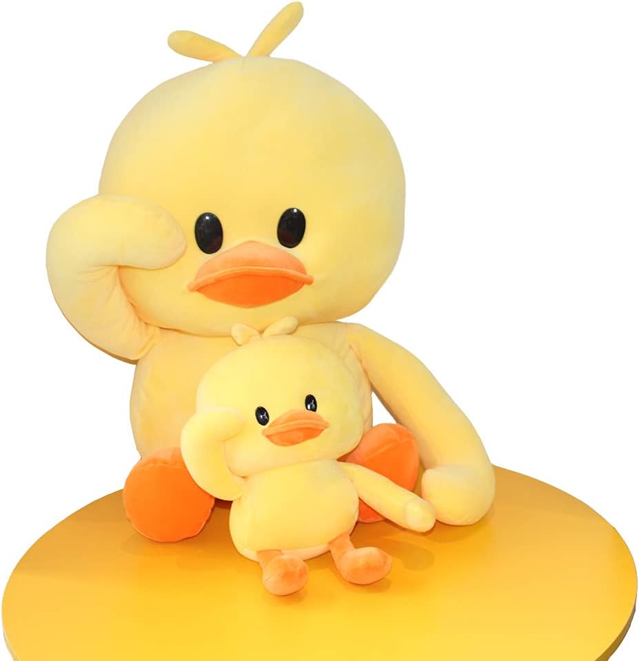 11.8inch Plush Duck Stuffed Animal Soft Toys Yellow Duckling Duckie Stuff, Funny Cuddly Gifts