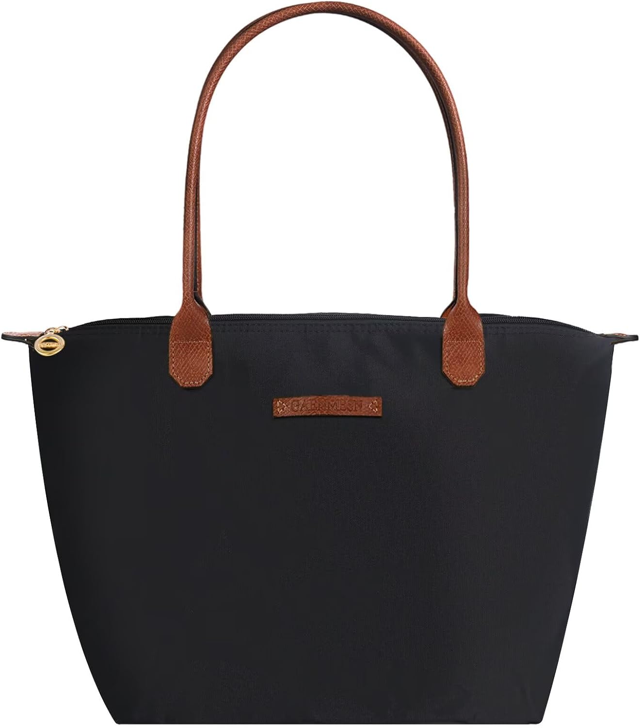 Waterproof Nylon Tote bag for Women Lightweight Designer Handbag with Zipper Stylish and Durable Purse