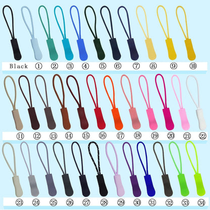 20PCS Zipper Pulls Replacement Zipper Tabs, Yellow