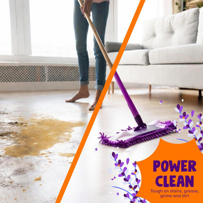 Lemon Vinegar For Cleaning Purpose | USA Made All Purpose Cleaner | Use as a Floor, Glass, Kitchen, & Bathroom Cleaner | Plant Derived Vinegar Half Gallon | 64 Oz