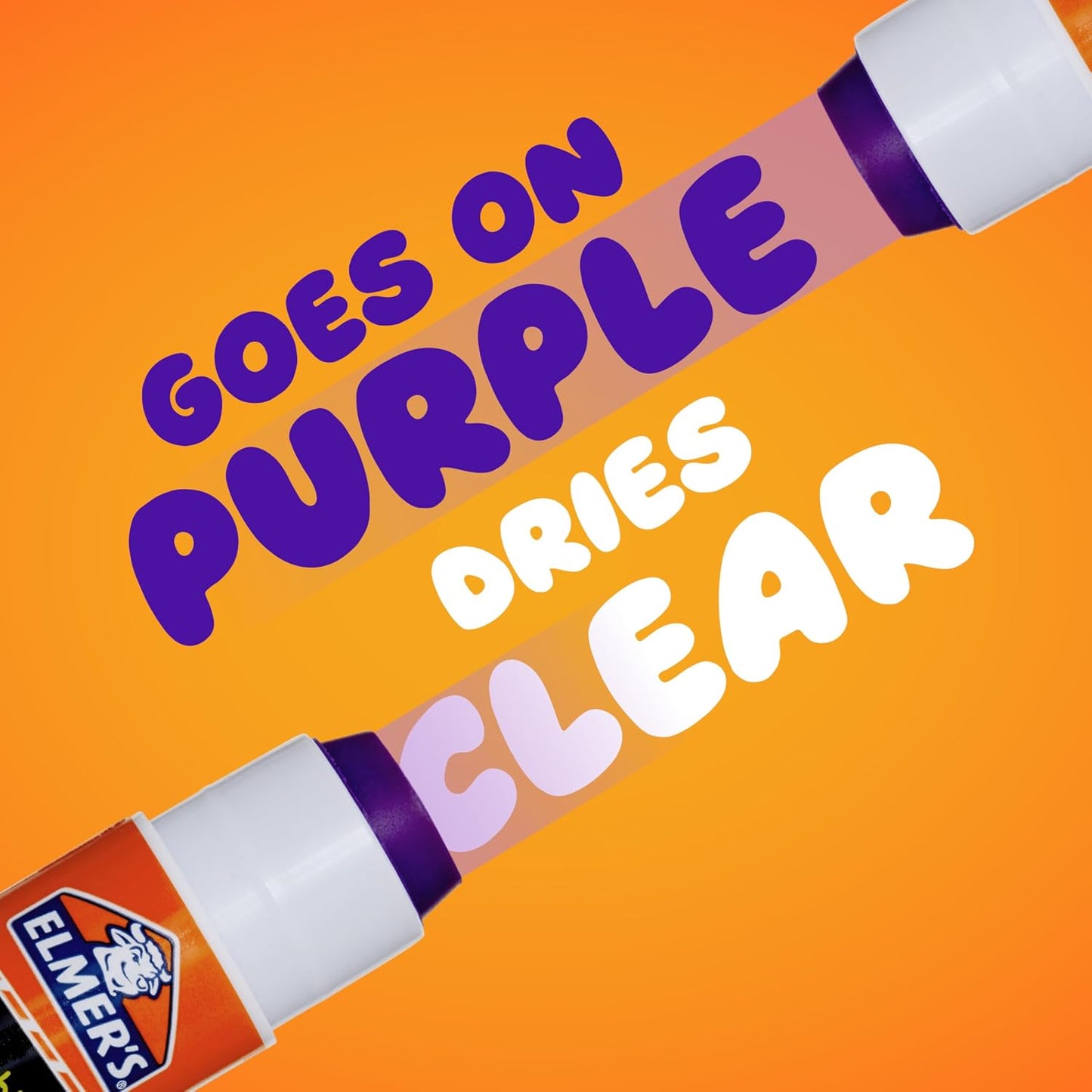 Disappearing Purple School Glue Sticks, Washable, 7 Grams, 30 Count - Posters, Back to School, Bulk Pack for Classrooms, #1 Teacher Brand