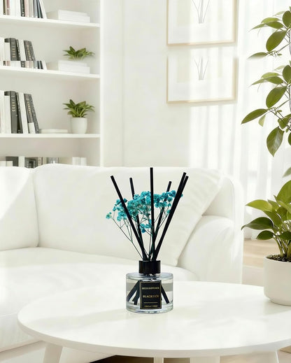 Reed Diffuser Set-Lemon Verbena Scent 3.38 fl oz,Scent Long | Fragrance Oil Diffuser with 6 Reed Sticks,Home & Bedroom Bathroom office Decor,(100ml),pretty appearance