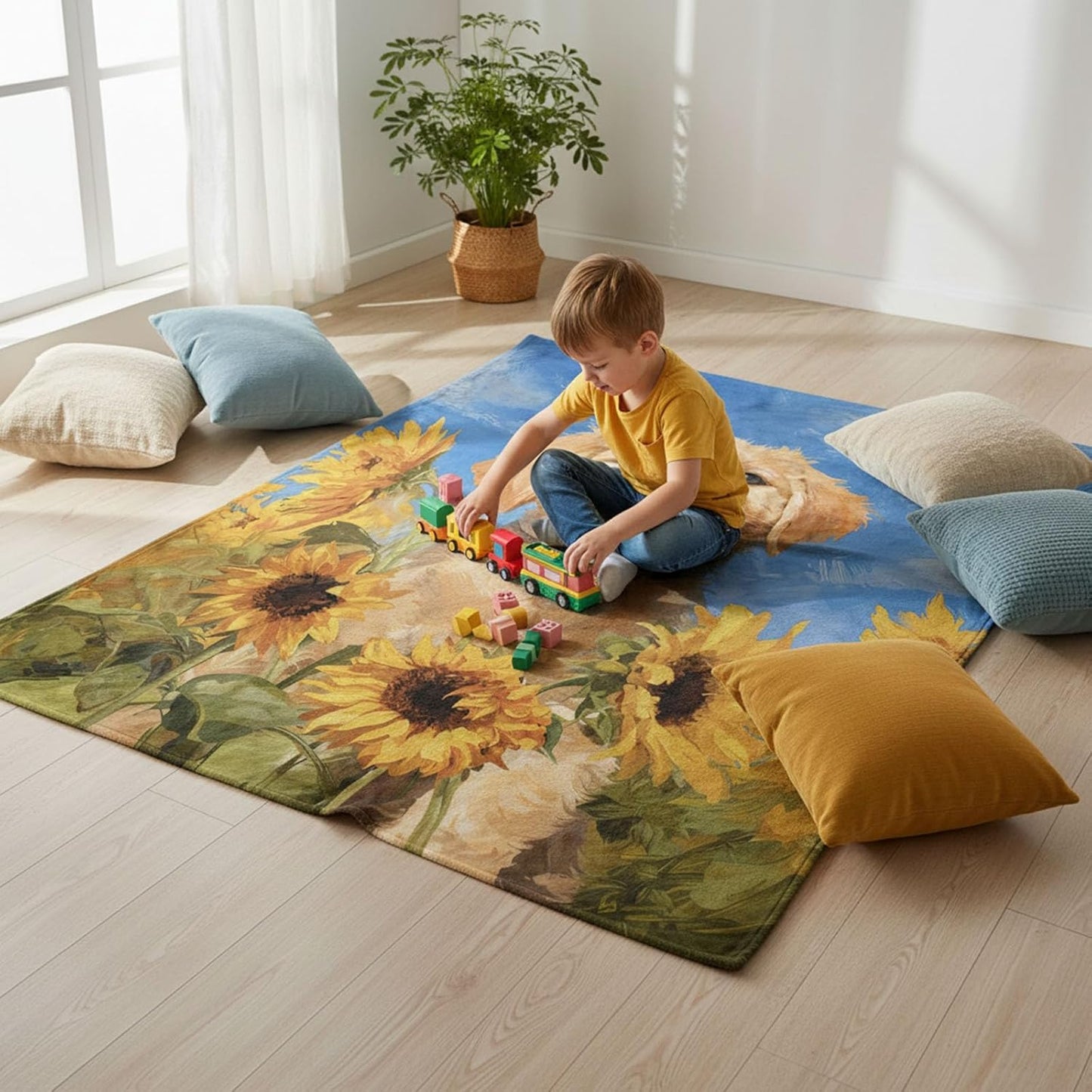Cute Golden Retriever Flannel Blanket Throw, Super Soft Cozy Nap Blanket with Funny Dog Pattern for Sofa Travel and Camping, for All Seasons 50"x60" inch Yellow Puppy