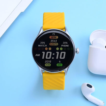 ANBEER Silicone Watch Band 18mm 20mm 22mm 19mm 21mm, Quick Release Rubber Replacement Strap for Men Women - Extra Long