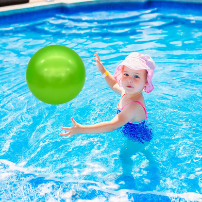 6 Pcs 6 Inch Inflatable Bouncy Balls, with 1 Hand Air Pump