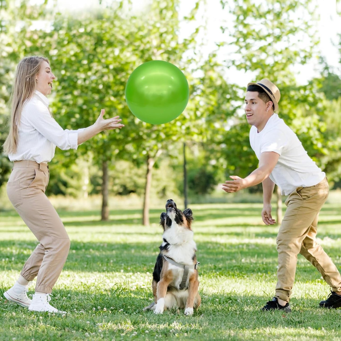 6 Pcs 6 Inch Inflatable Bouncy Balls, with 1 Hand Air Pump