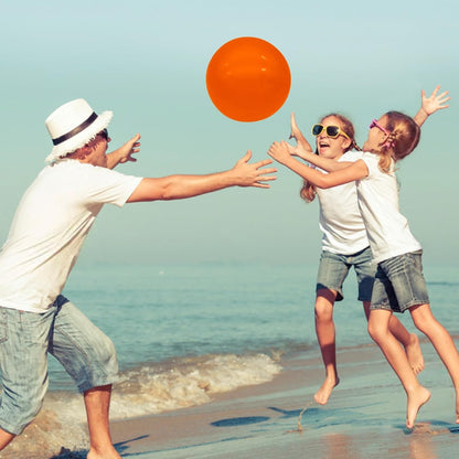 6 Pcs 6 Inch Inflatable Bouncy Balls, with 1 Hand Air Pump