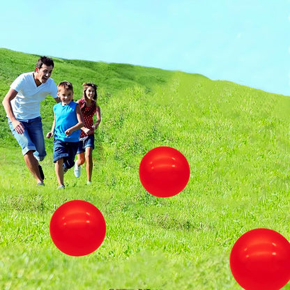 6 Pcs 6 Inch Inflatable Bouncy Balls, with 1 Hand Air Pump