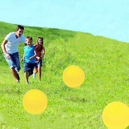 6 Pcs 6 Inch Inflatable Bouncy Balls, with 1 Hand Air Pump