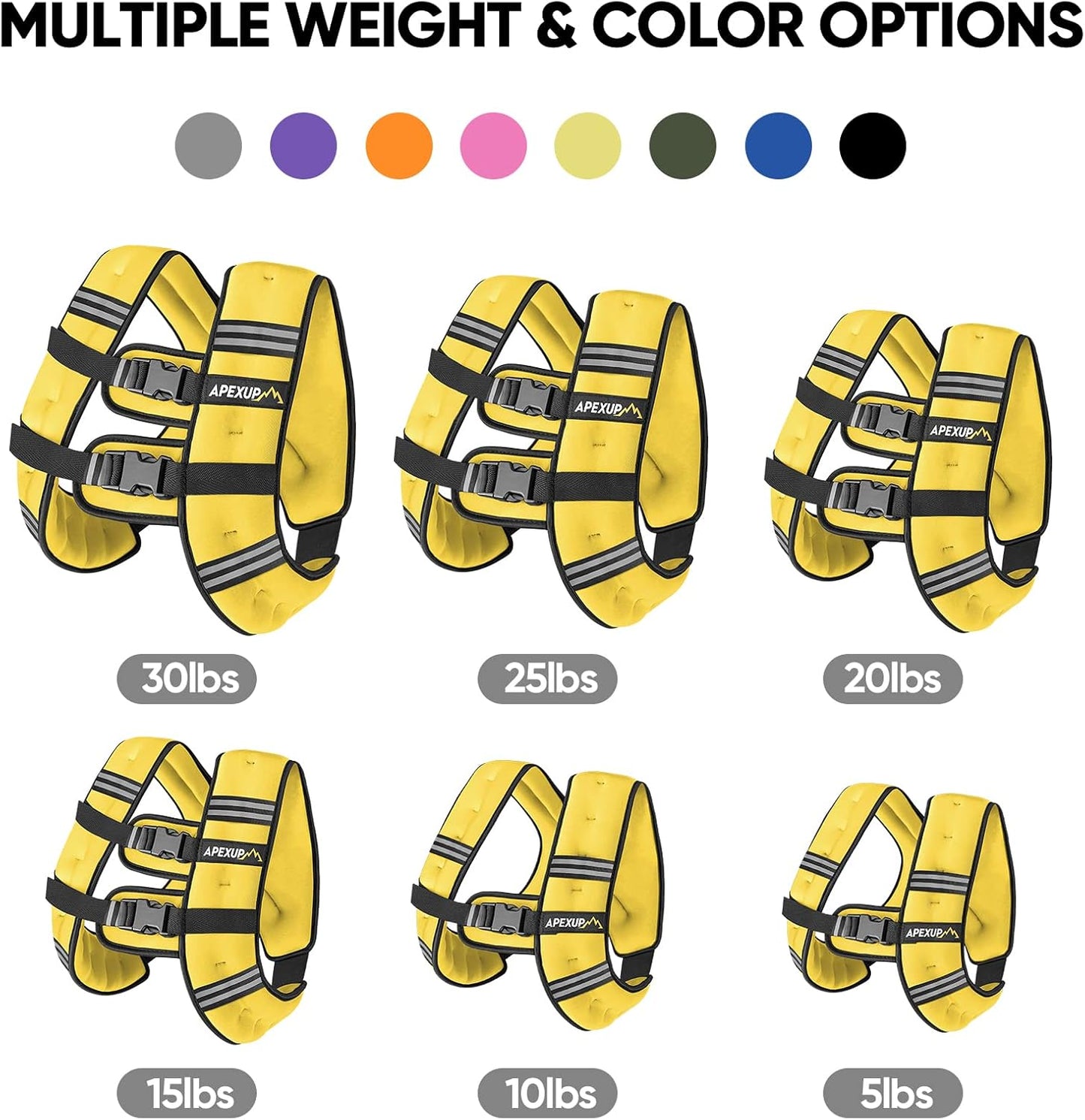 Weighted Vest Men Women, Weight Vest for Women Workout Equipment for Strength Training Running