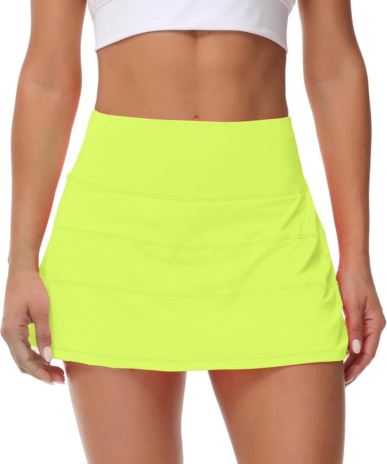 Pleated Tennis Skirt for Women with Pockets Women's High Waisted Athletic Golf Skorts Skirts Running Workout Shorts