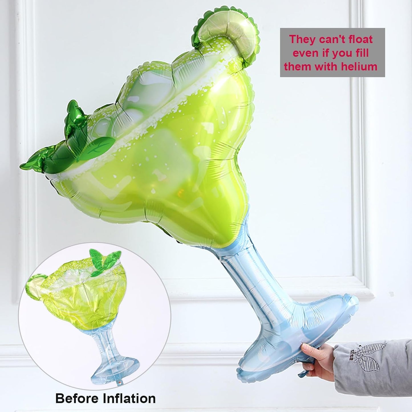 Margs and Matrimony Bachelorette Balloons for Margarita Bachelorette Party | 2Pcs Margarita Glass, Lemon Balloons for Margarita Bachelorette Party Wedding Bridal Shower Decorations