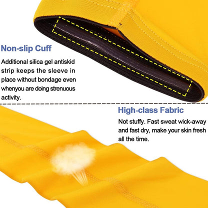 UV Protection Arm Sleeves for Men & Women, UPF 61+ Cooling Cover | Lightweight stretch comfort; color options; motorcycle, baseball, golf, cycling and gardening; washable coverage